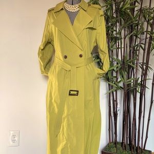 Soft Surroundings Spring Cotton Trench Coat Sz L